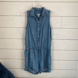 Denim Romper